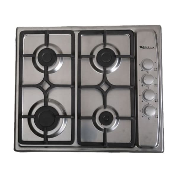 Plaque à gaz BIOLUX 4 Feux inox (M.5850 X) Plaque à gaz BIOLUX 4 Feux inox (M.5850 X)